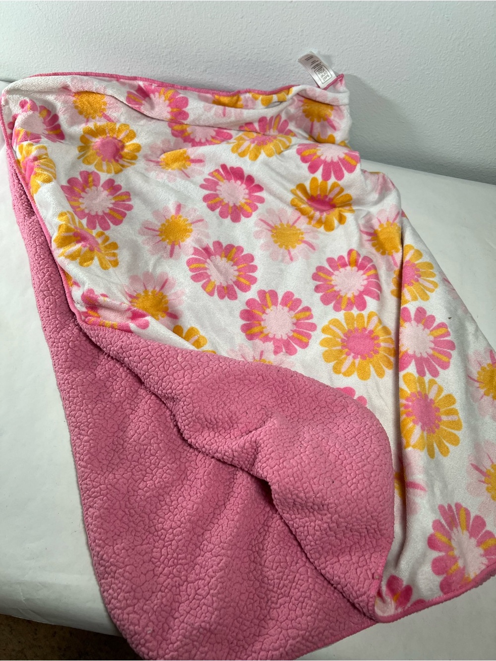 Carters Just‎ one you pink and orange flower blanket